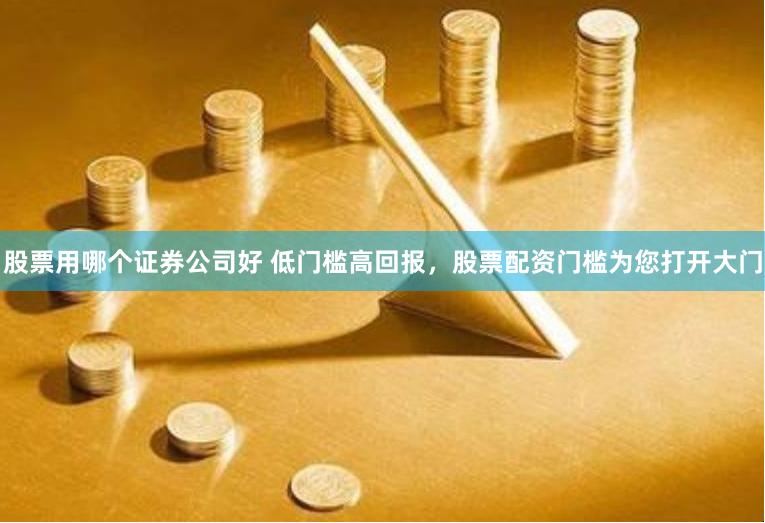 股票用哪个证券公司好 低门槛高回报，股票配资门槛为您打开大门